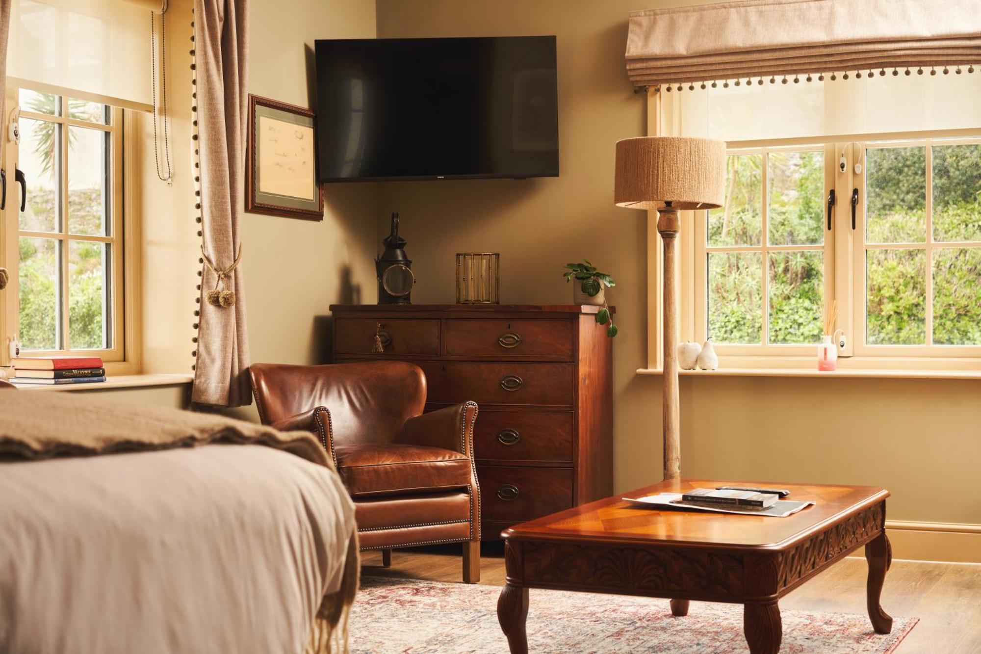 Hotel The Rising Sun St Mawes Zimmer foto