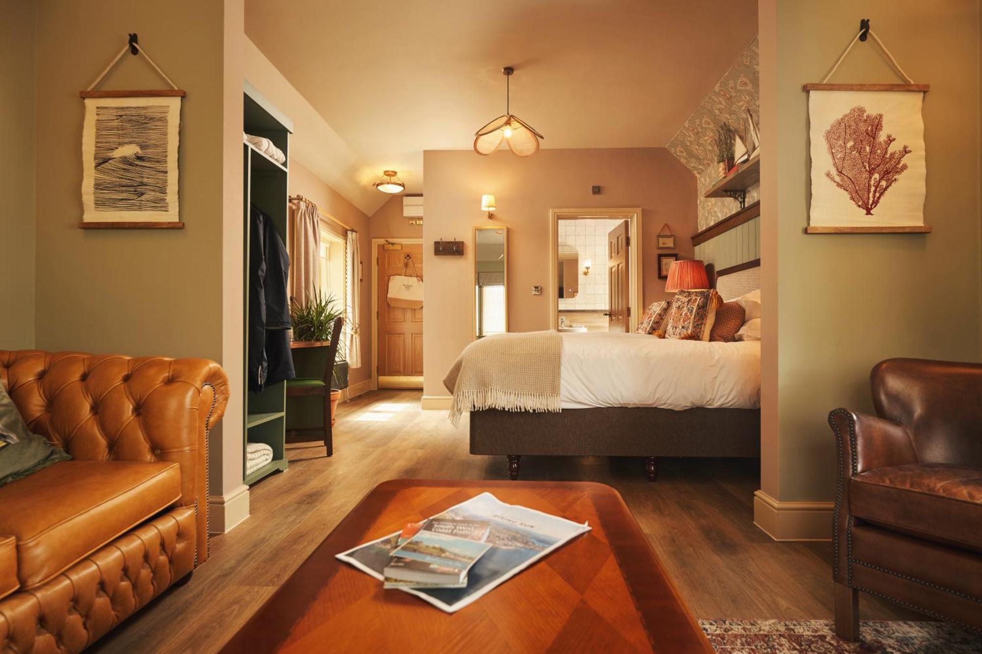 Hotel The Rising Sun St Mawes Exterior foto