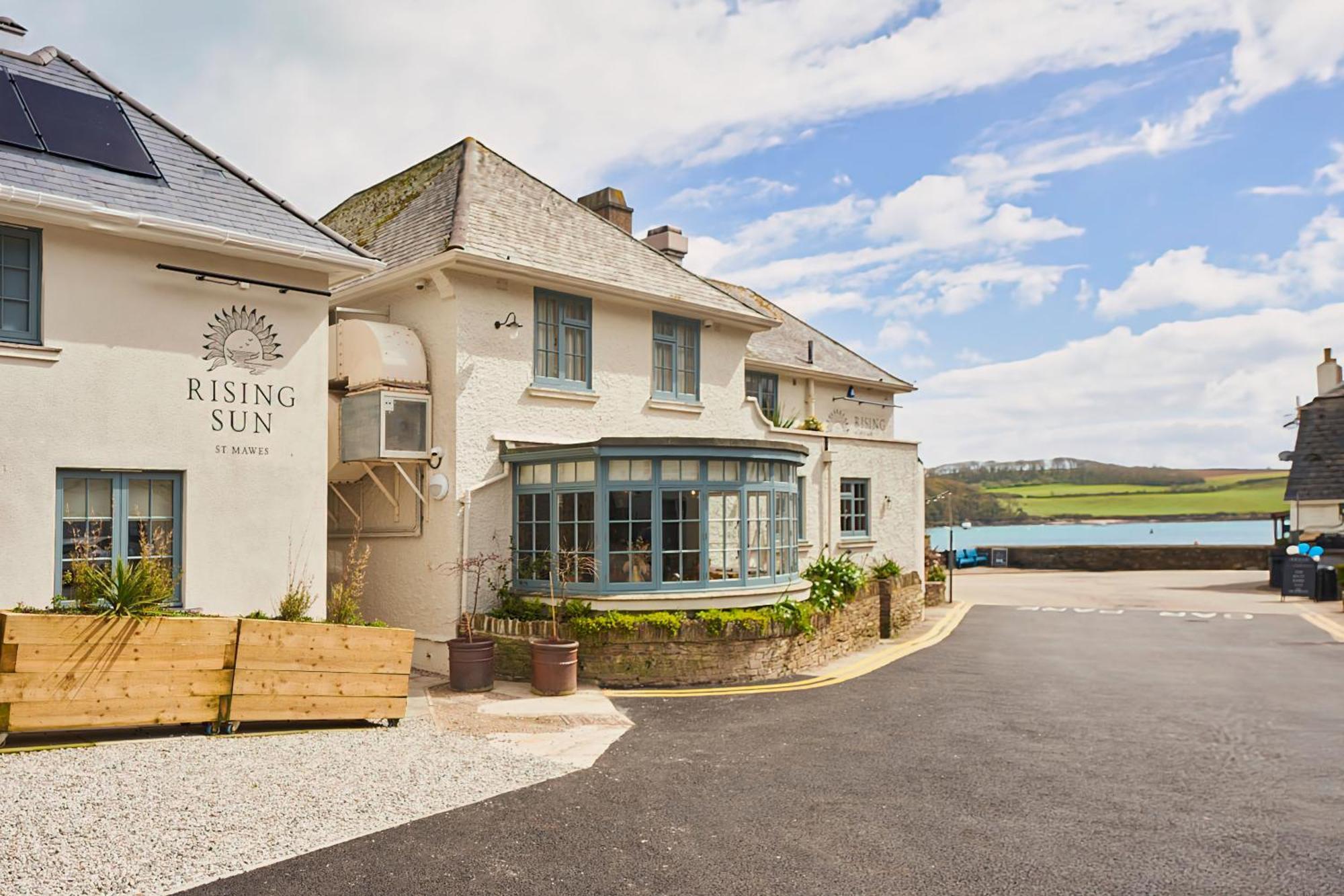 Hotel The Rising Sun St Mawes Exterior foto
