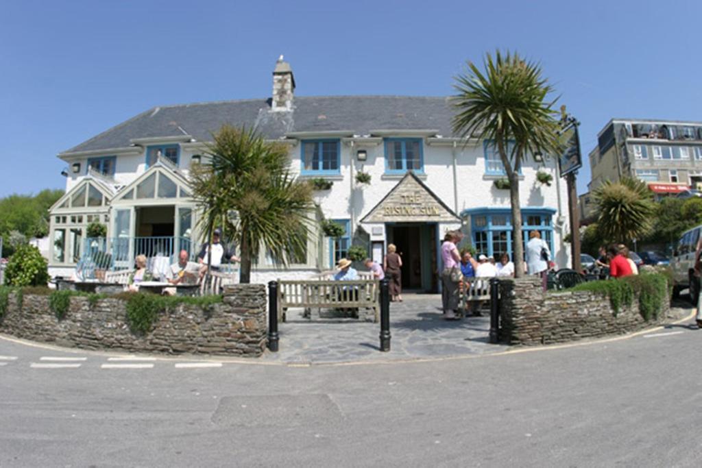 Hotel The Rising Sun St Mawes Exterior foto